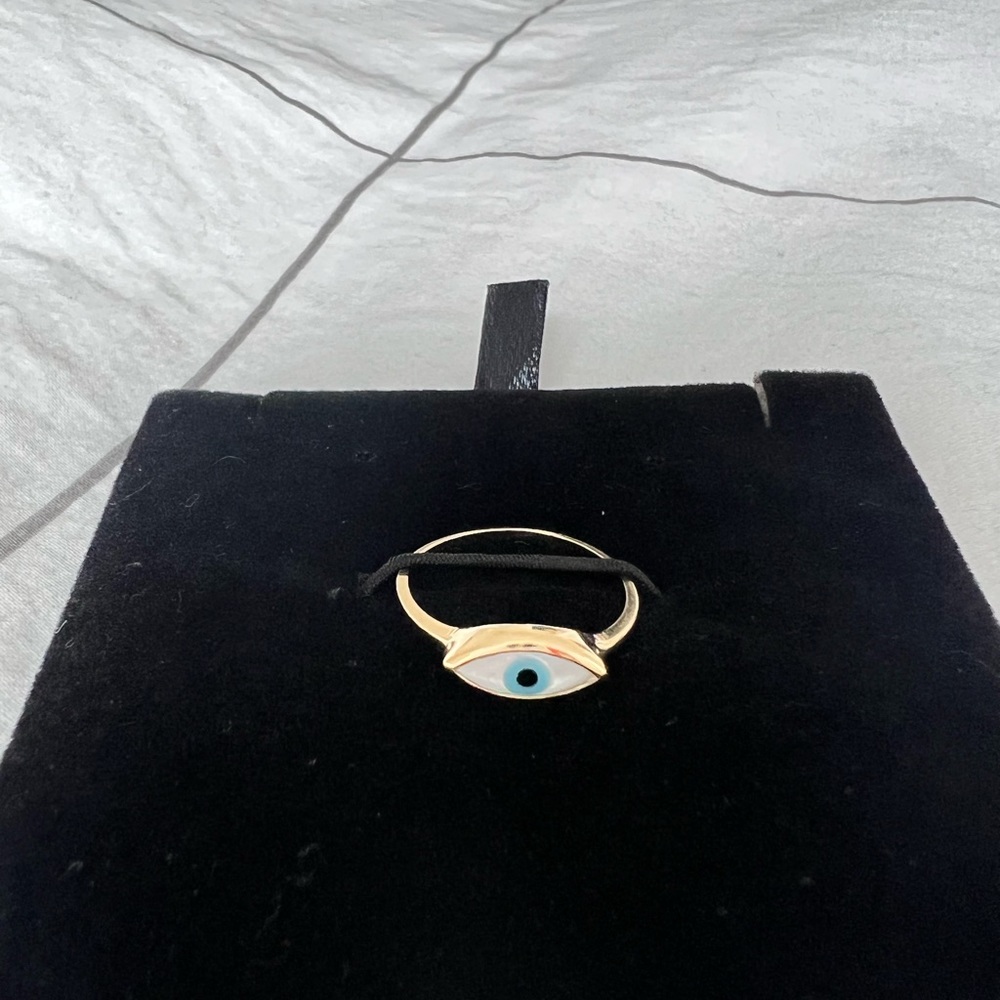 Mejuri evil eye ring